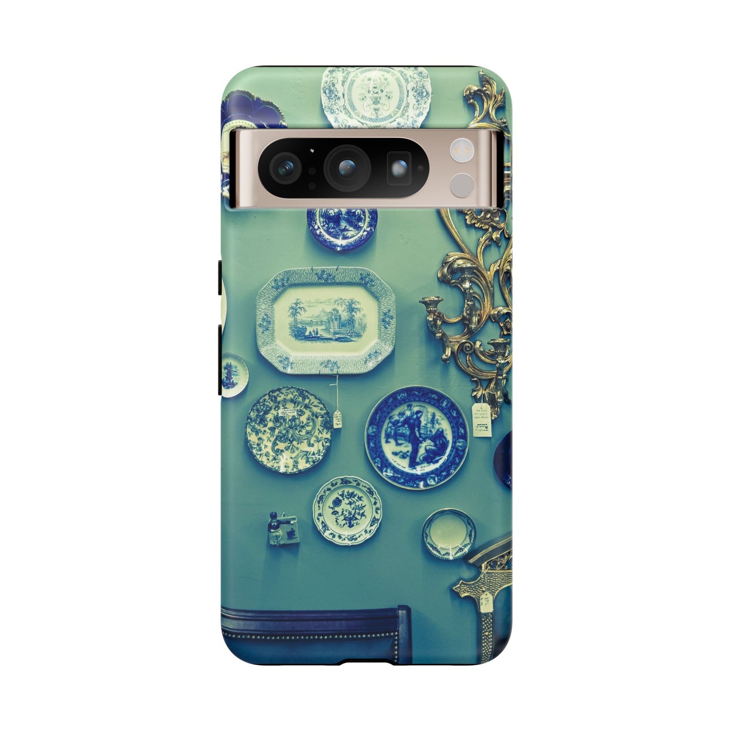 Antique Store Stairwell Phone Case--Vintage Gallery Wall Tough Case
