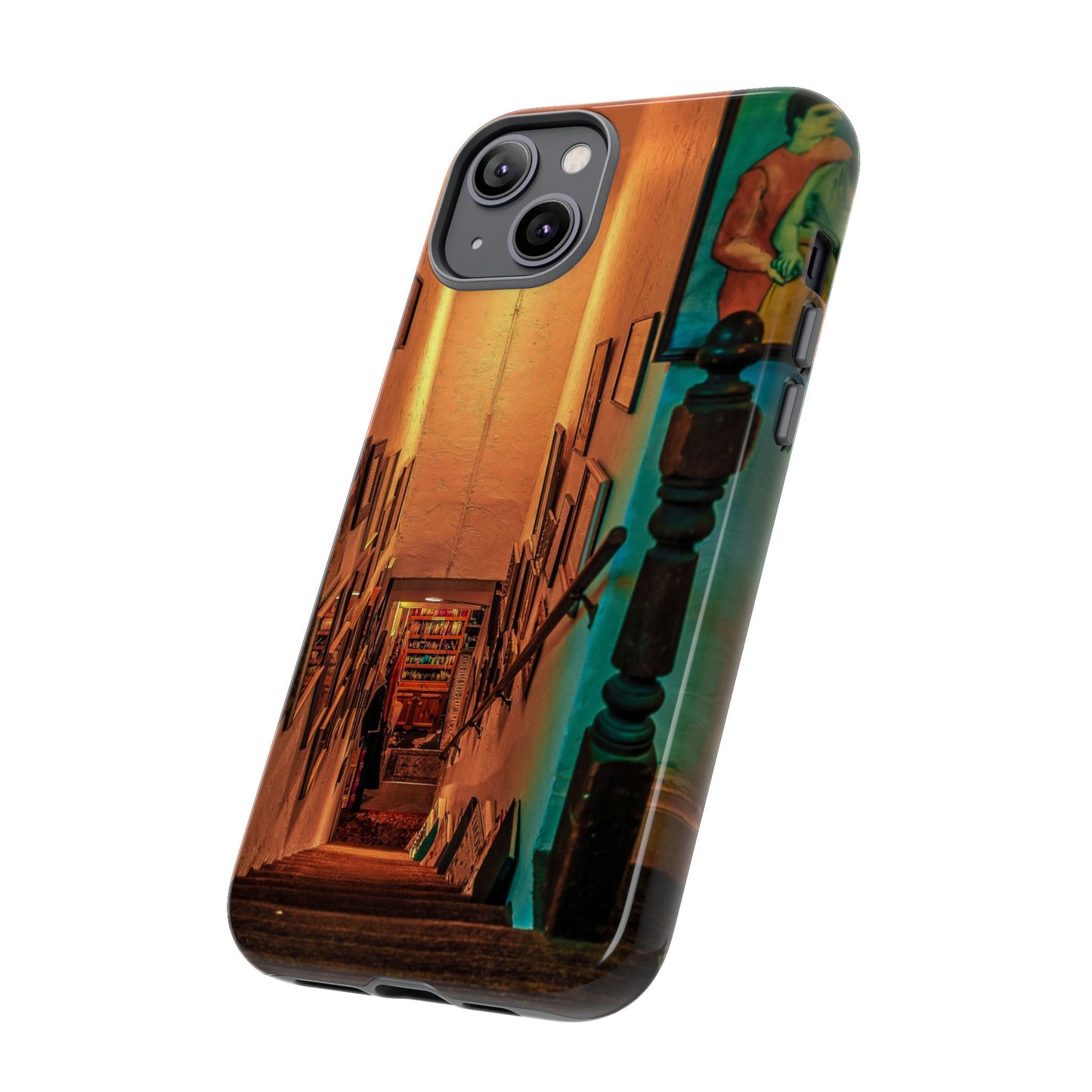 Vintage Gallery Staircase Tough Phone Case--Antique Store Art Phone Cover