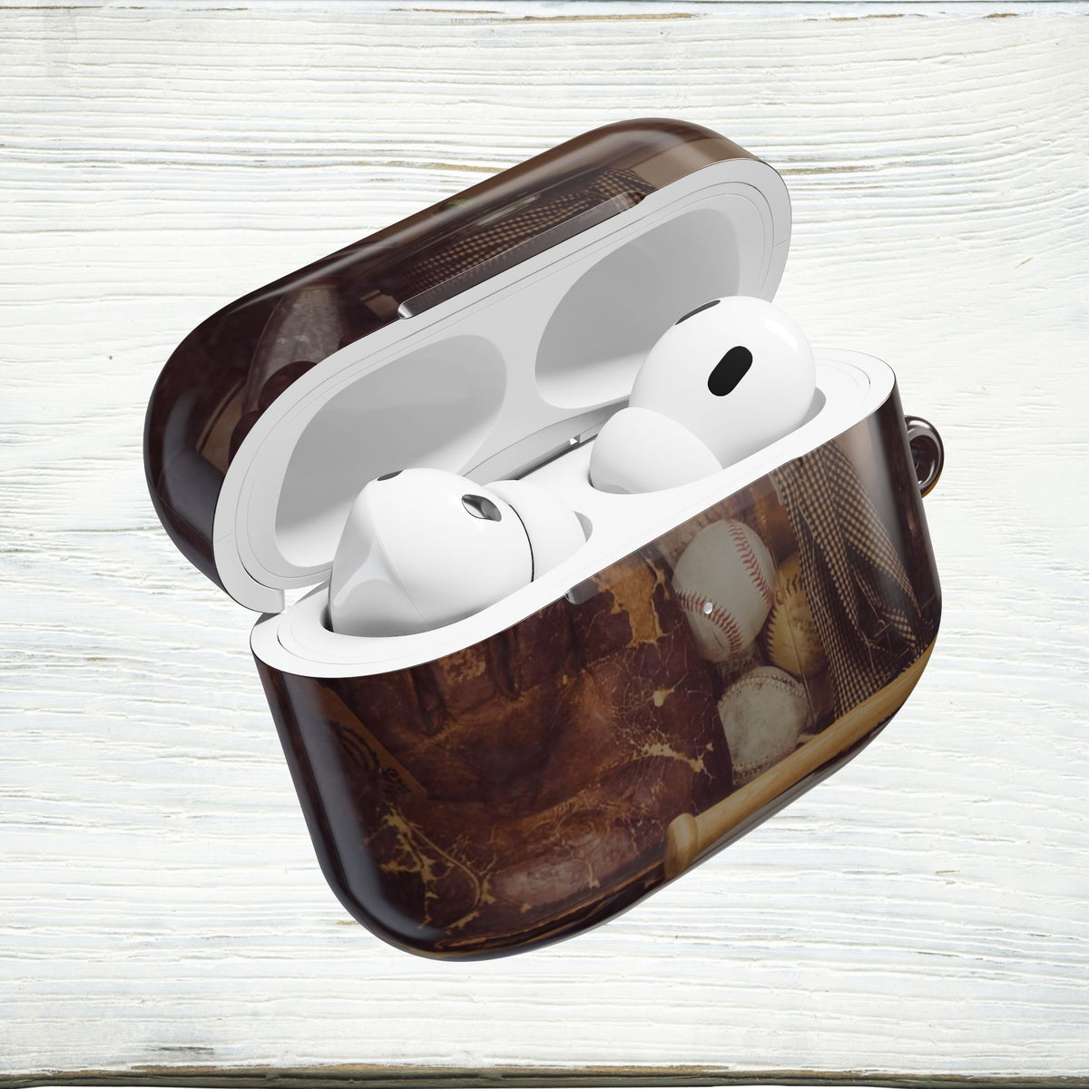 Vintage Baseball AirPods & AirPods Pro Case – Glove & Ball Protective Cover