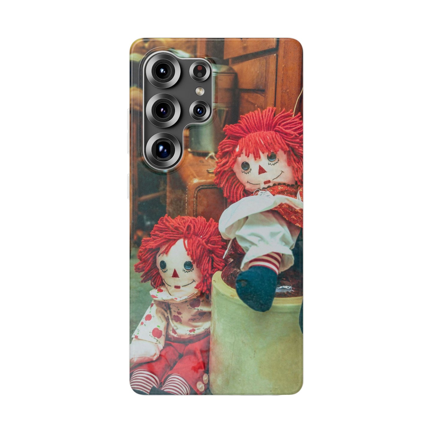 Vintage Doll Phone Cases, Cute Accessory, Gifts for Doll Lovers, Durable Flexi Covers, Fun Phone Protection