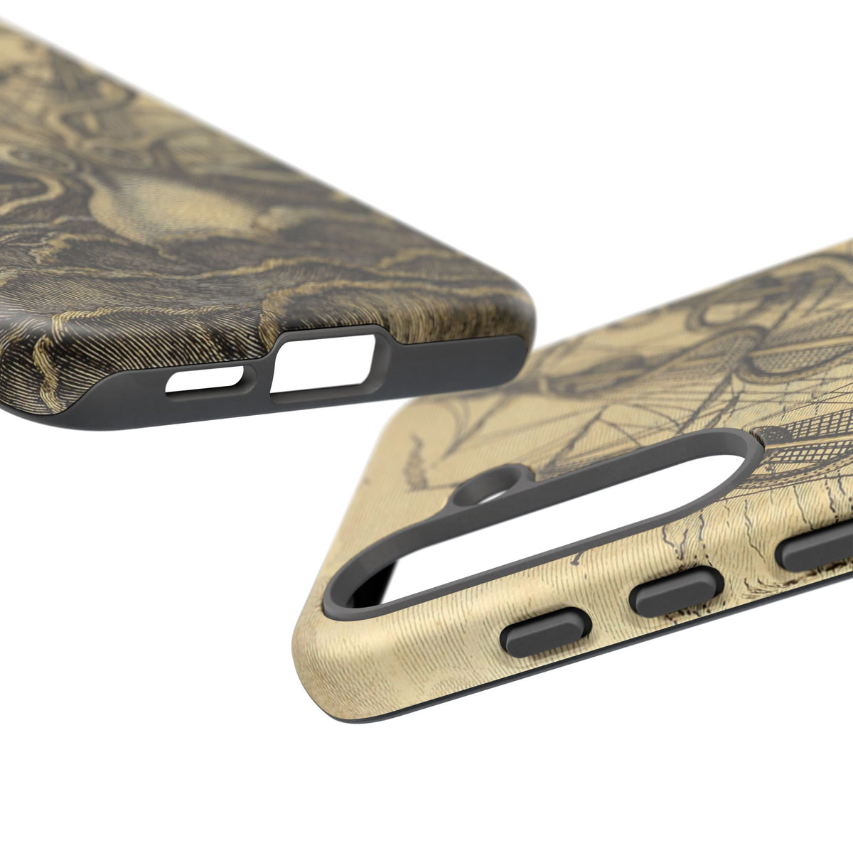Vintage Kraken Tough Phone Case – Nautical Sea Monster Graphic