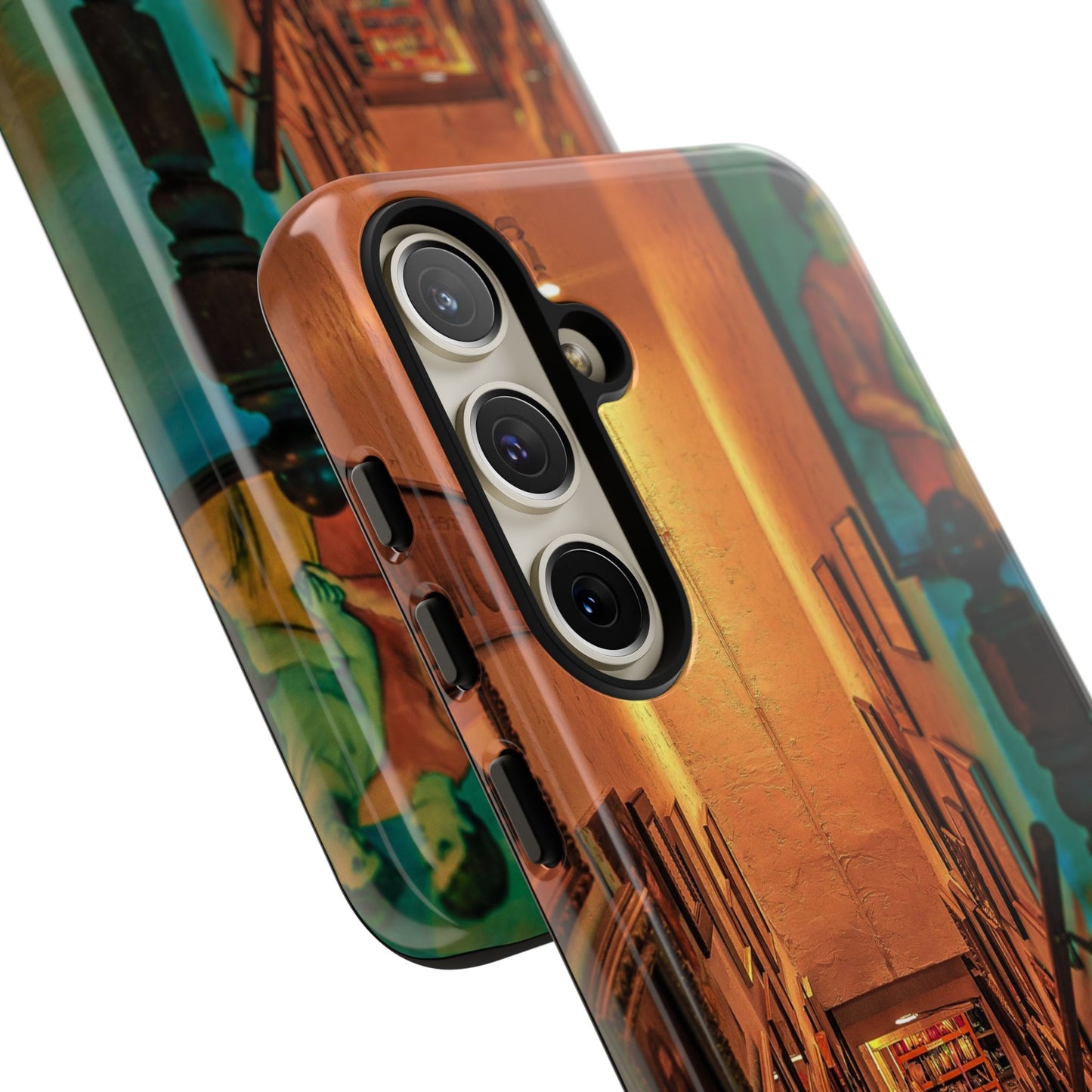 Vintage Gallery Staircase Tough Phone Case--Antique Store Art Phone Cover