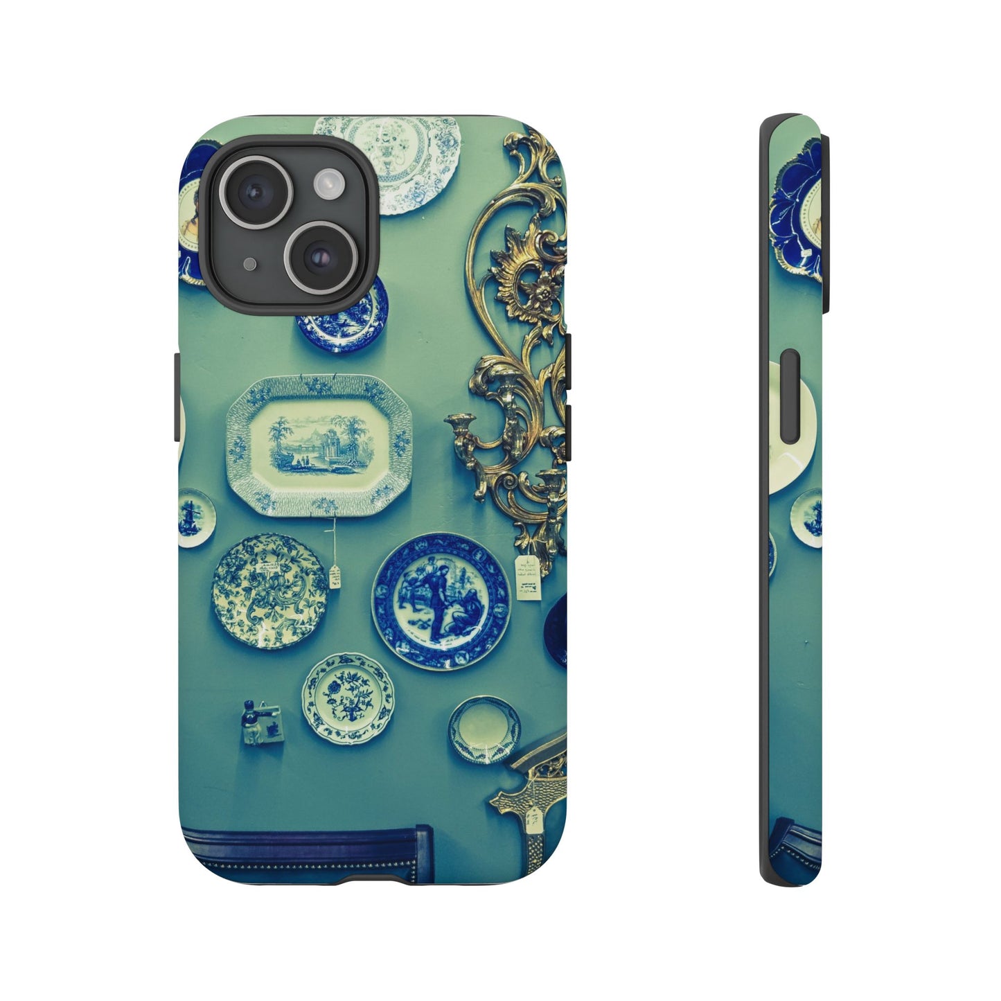 Antique Store Stairwell Phone Case--Vintage Gallery Wall Tough Case