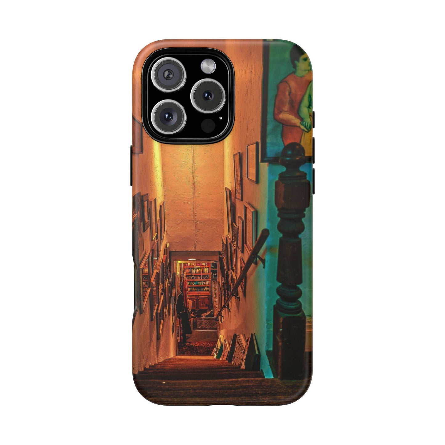 Vintage Gallery Staircase Tough Phone Case--Antique Store Art Phone Cover