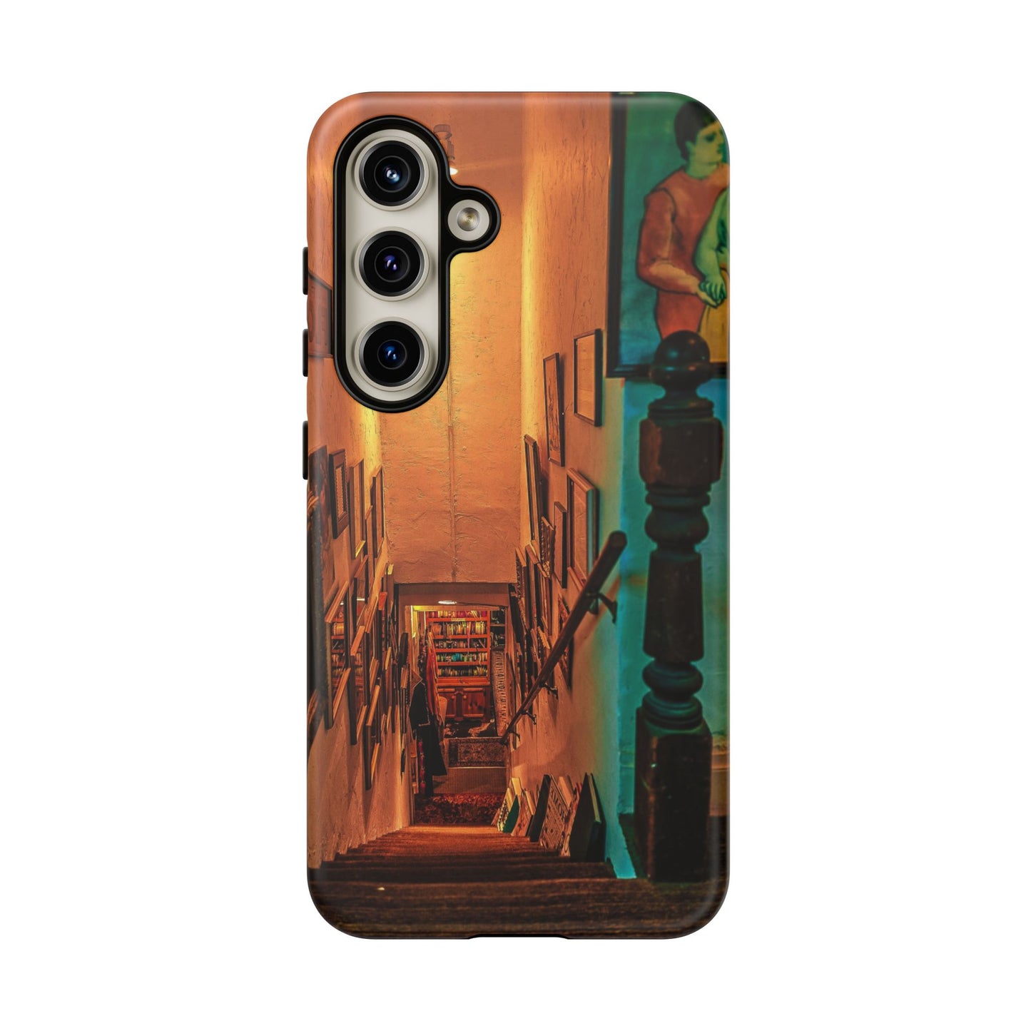 Vintage Gallery Staircase Tough Phone Case--Antique Store Art Phone Cover