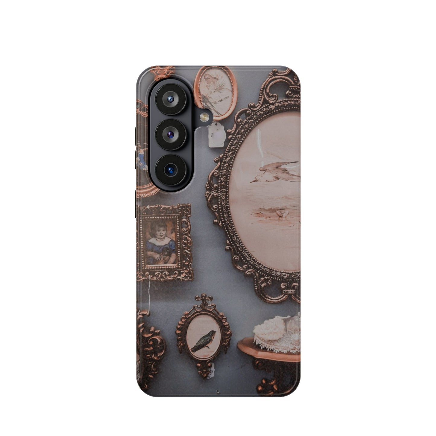 Vintage Frame Gallery Phone Case with MagSafe, Antique Wall Art Tough Case, Impact Resistant Protective Phone Cover