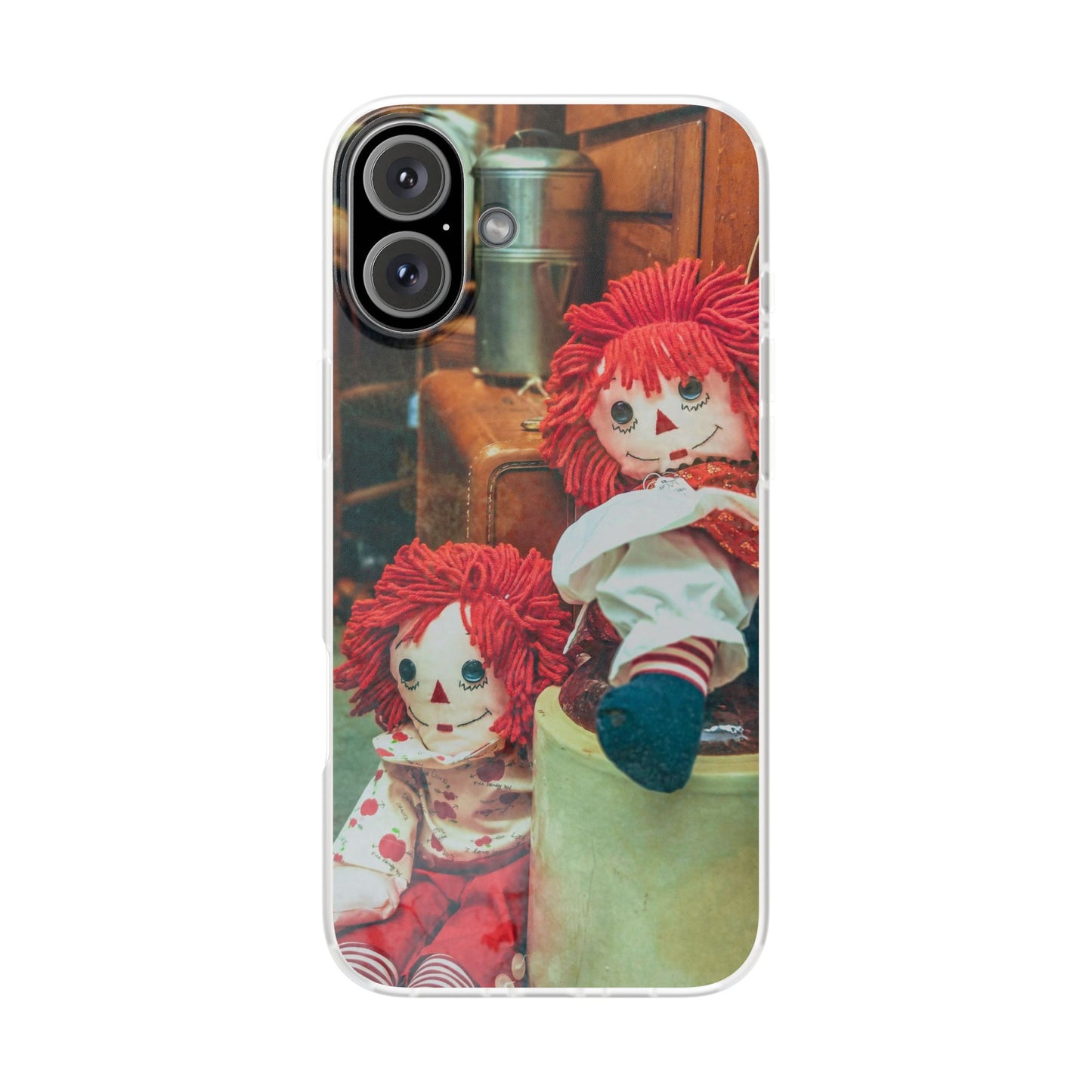 Vintage Doll Phone Cases, Cute Accessory, Gifts for Doll Lovers, Durable Flexi Covers, Fun Phone Protection