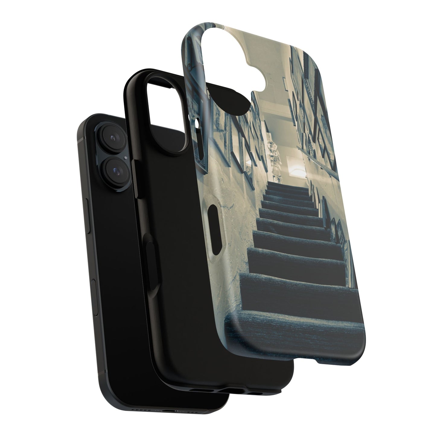 Vintage Boutique Stairway Tough Phone Case, Antique Shop Art Cover for iPhone, Samsung & Google Pixel