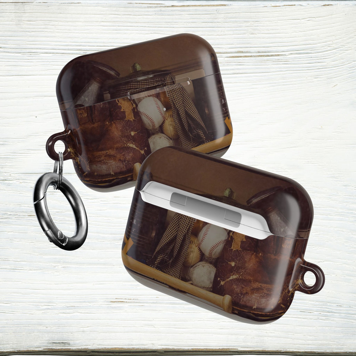 Vintage Baseball AirPods & AirPods Pro Case – Glove & Ball Protective Cover