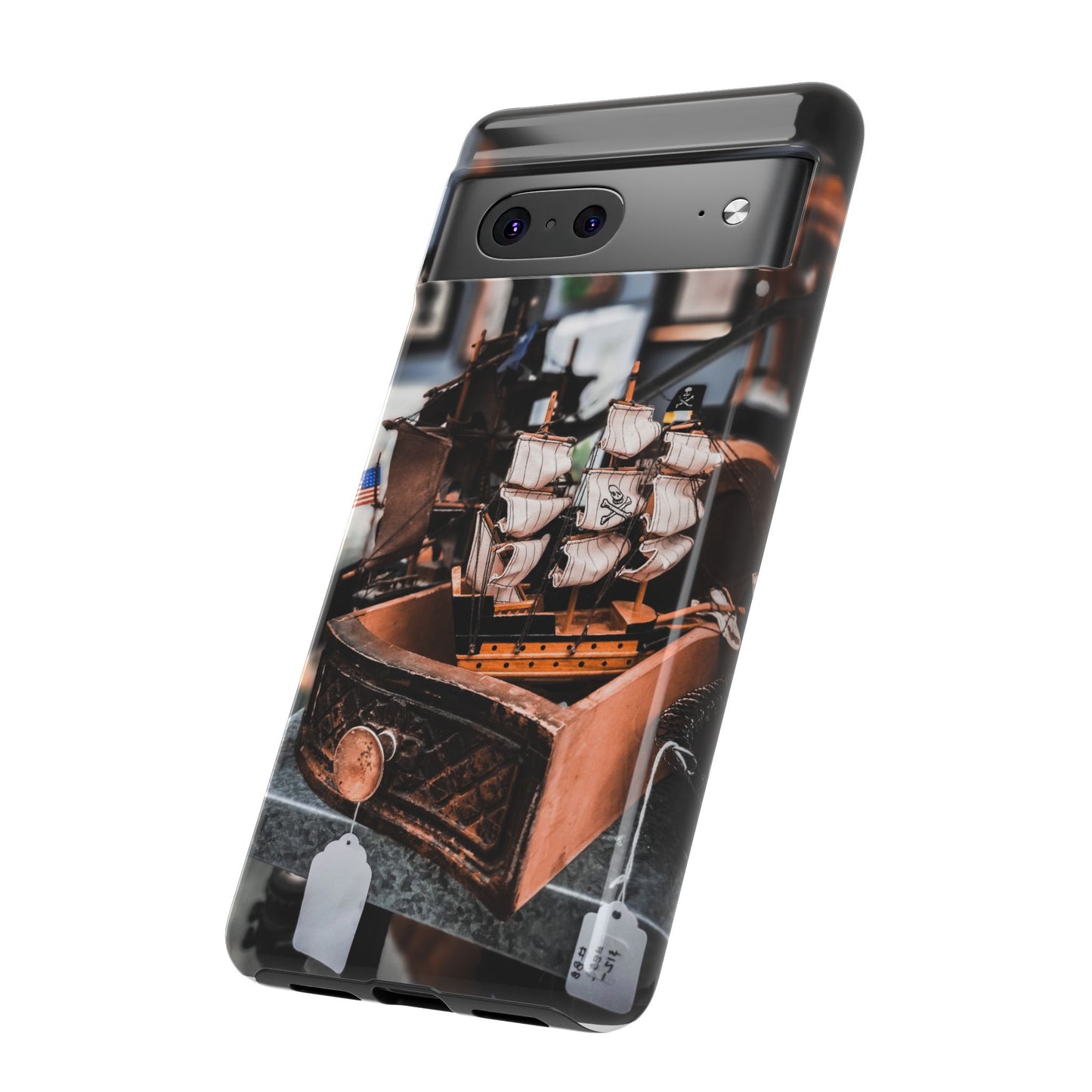 Vintage Ship-Inspired Phone Case, Nautical Design, Tough Phone Cover, Unique Gift for Sea Lovers, Perfect for Summer Adventures