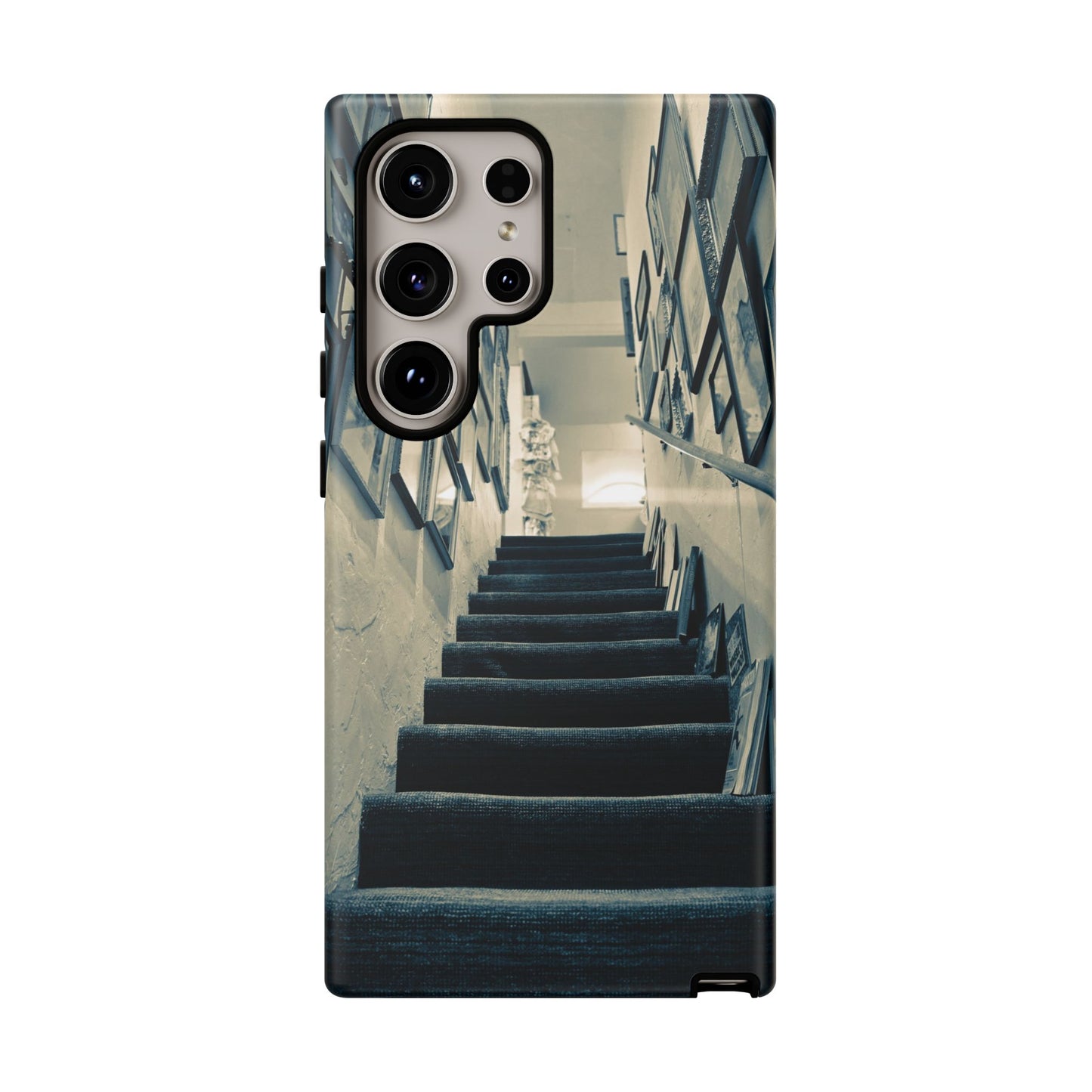 Vintage Boutique Stairway Tough Phone Case, Antique Shop Art Cover for iPhone, Samsung & Google Pixel
