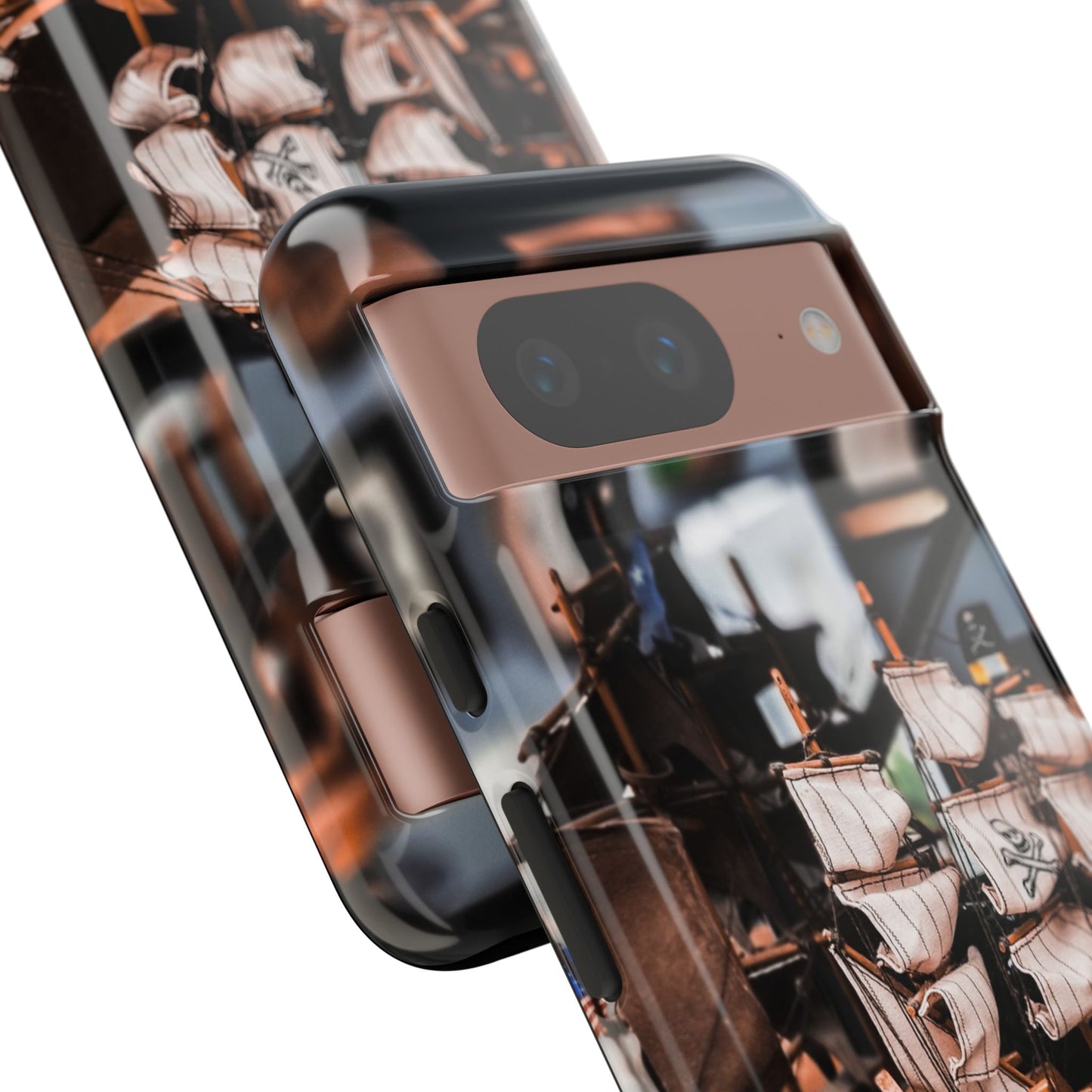Vintage Ship-Inspired Phone Case, Nautical Design, Tough Phone Cover, Unique Gift for Sea Lovers, Perfect for Summer Adventures