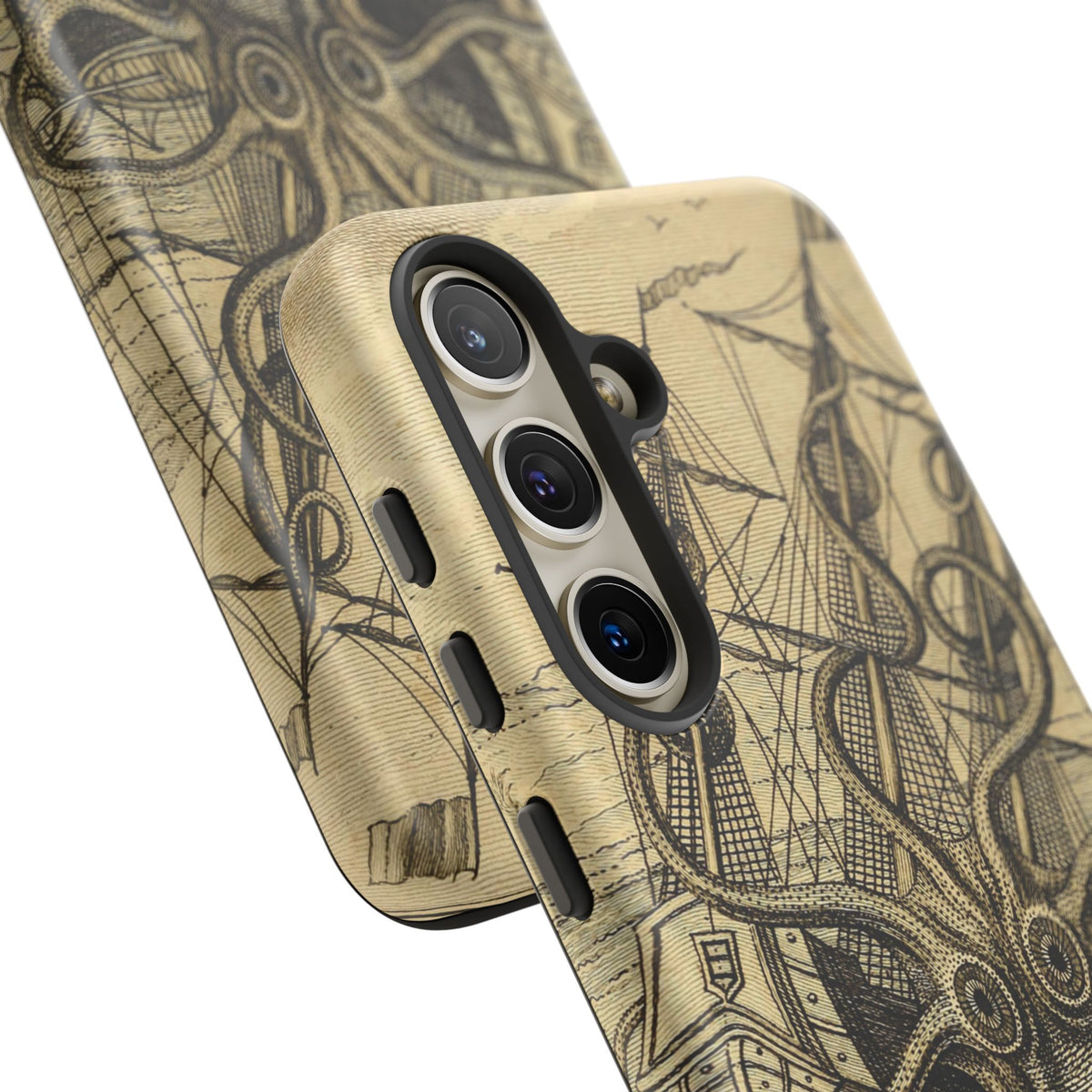Vintage Kraken Tough Phone Case – Nautical Sea Monster Graphic