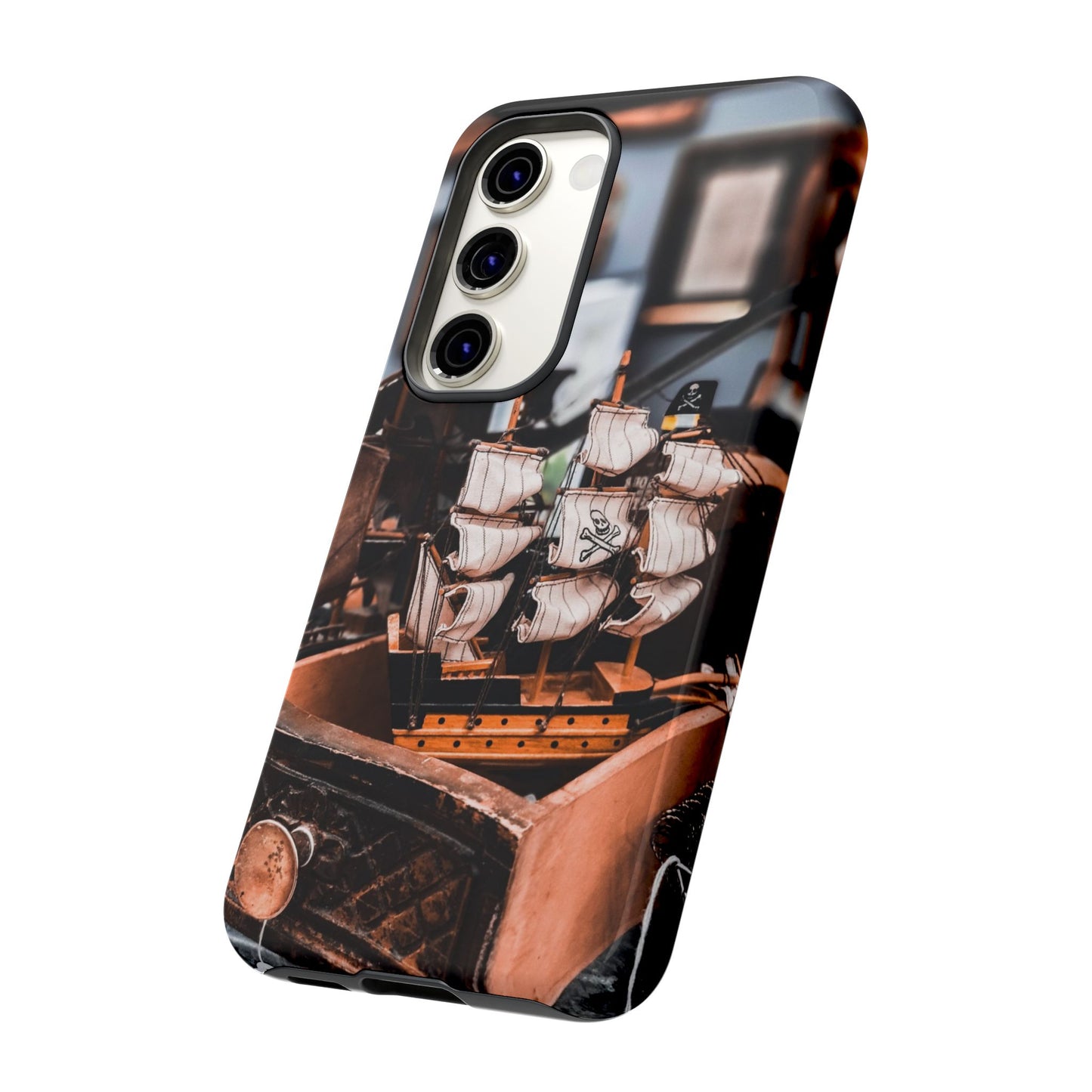 Vintage Ship-Inspired Phone Case, Nautical Design, Tough Phone Cover, Unique Gift for Sea Lovers, Perfect for Summer Adventures