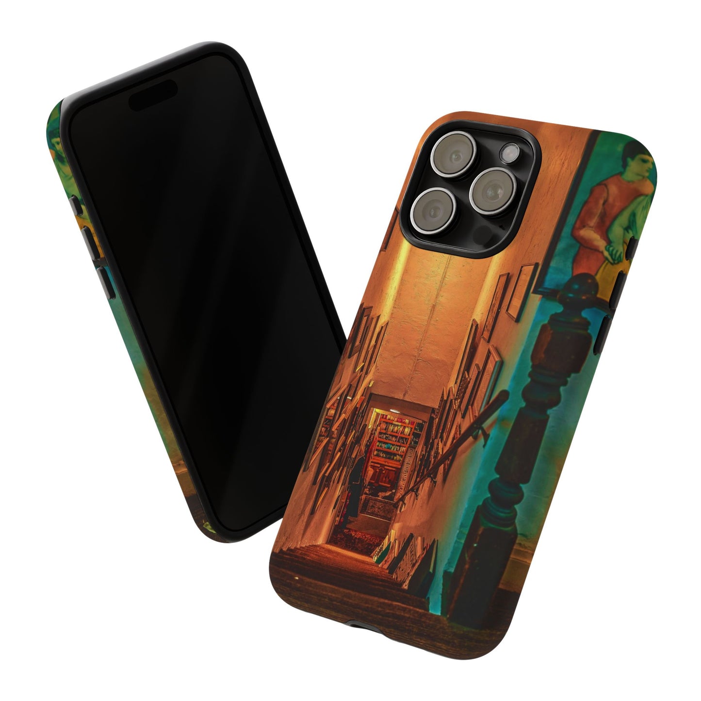 Vintage Gallery Staircase Tough Phone Case--Antique Store Art Phone Cover