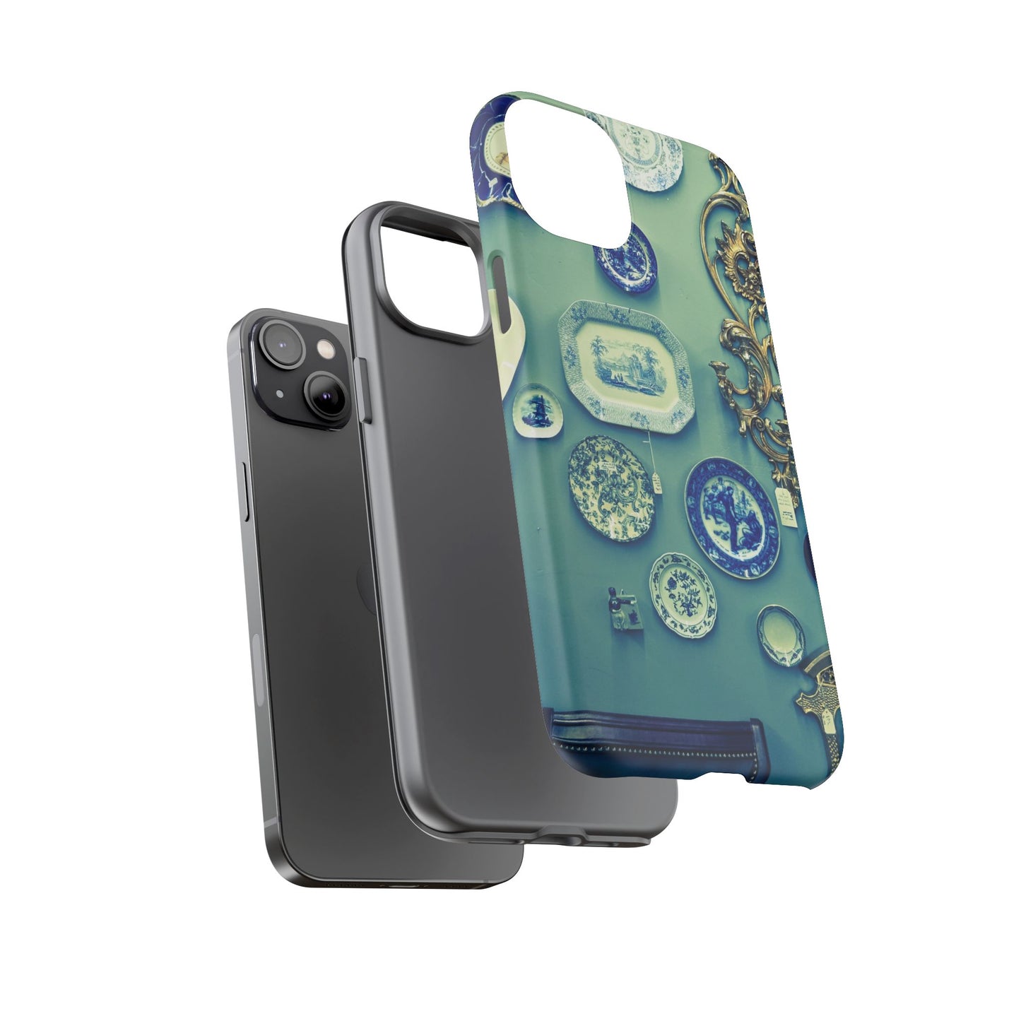 Antique Store Stairwell Phone Case--Vintage Gallery Wall Tough Case
