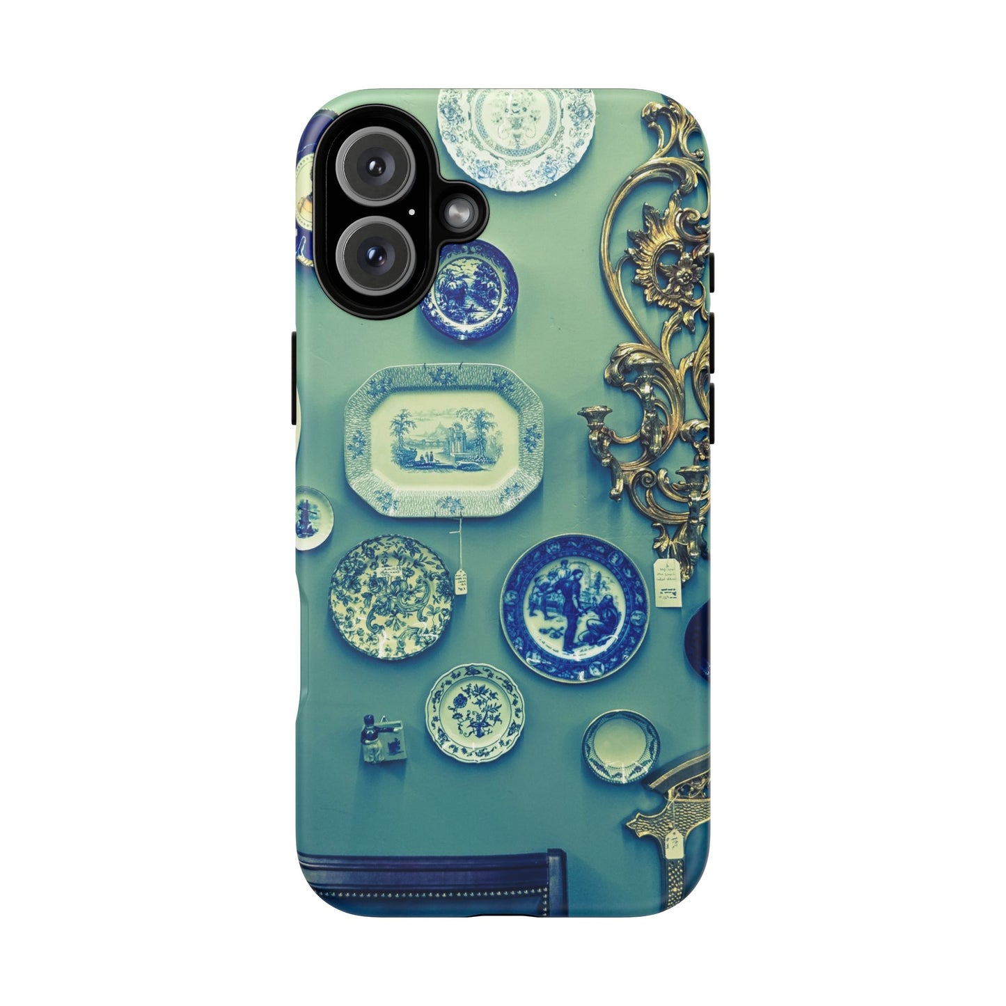 Antique Store Stairwell Phone Case--Vintage Gallery Wall Tough Case