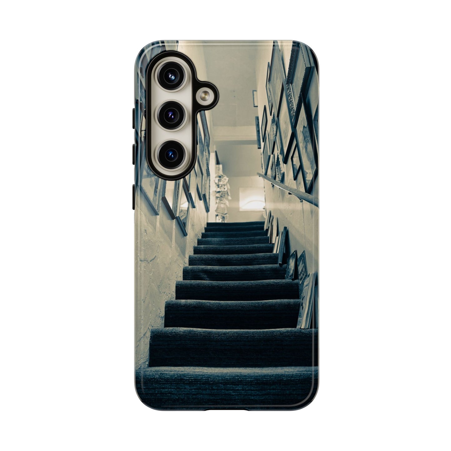 Vintage Boutique Stairway Tough Phone Case, Antique Shop Art Cover for iPhone, Samsung & Google Pixel