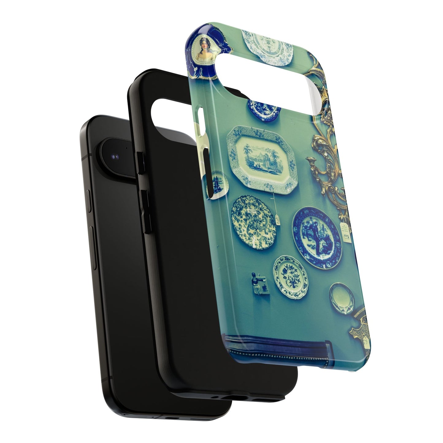 Antique Store Stairwell Phone Case--Vintage Gallery Wall Tough Case