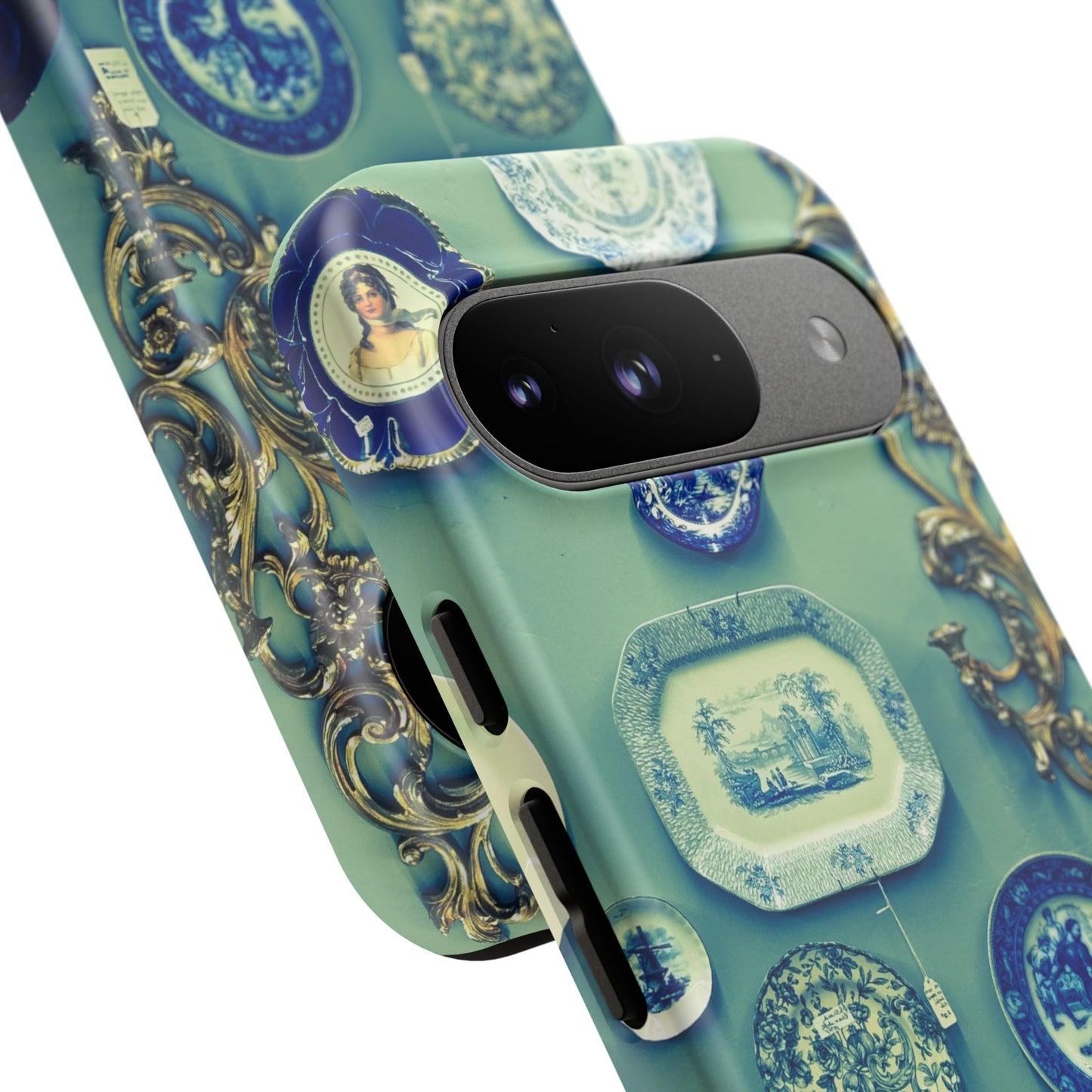 Antique Store Stairwell Phone Case--Vintage Gallery Wall Tough Case
