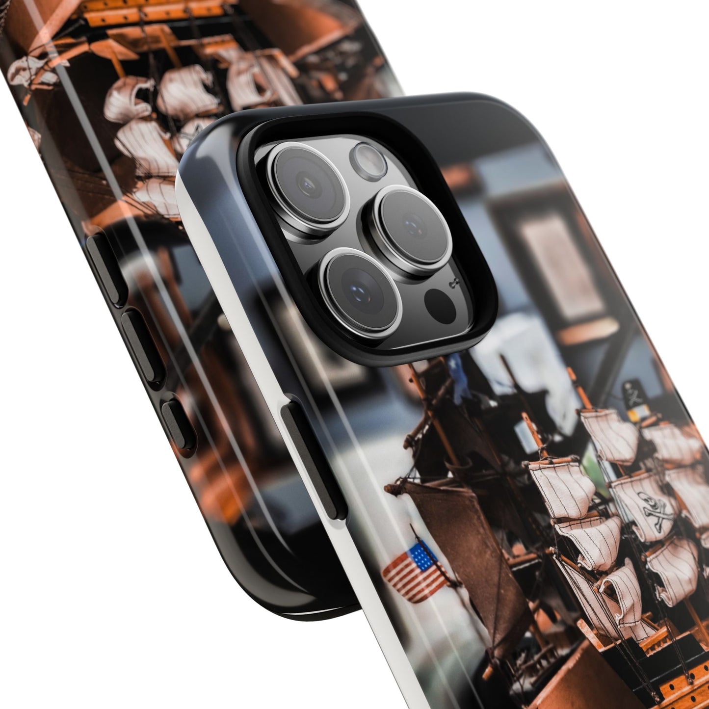 Vintage Ship-Inspired Phone Case, Nautical Design, Tough Phone Cover, Unique Gift for Sea Lovers, Perfect for Summer Adventures