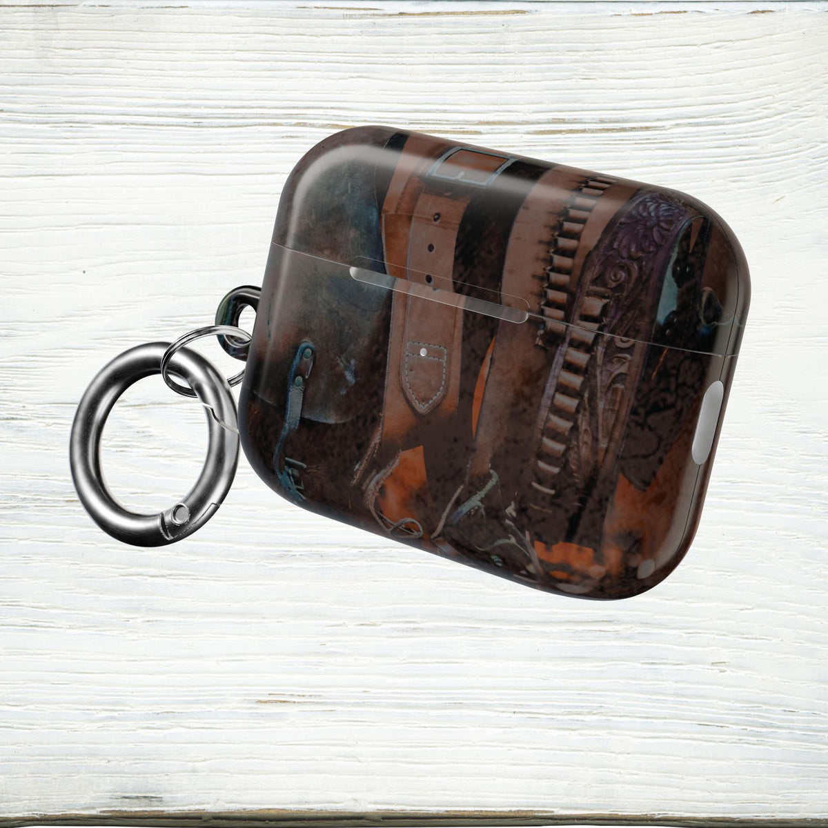 Vintage Western Leather-Look AirPods & AirPods Pro Case – Cowboy Protective Cover
