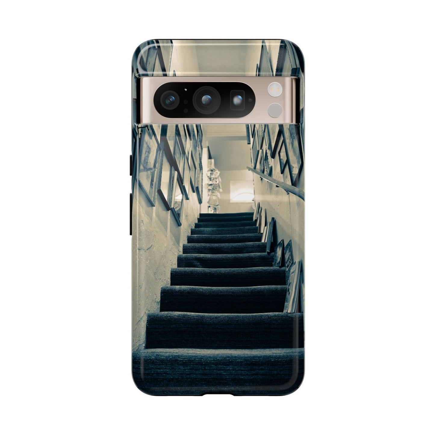 Vintage Boutique Stairway Tough Phone Case, Antique Shop Art Cover for iPhone, Samsung & Google Pixel