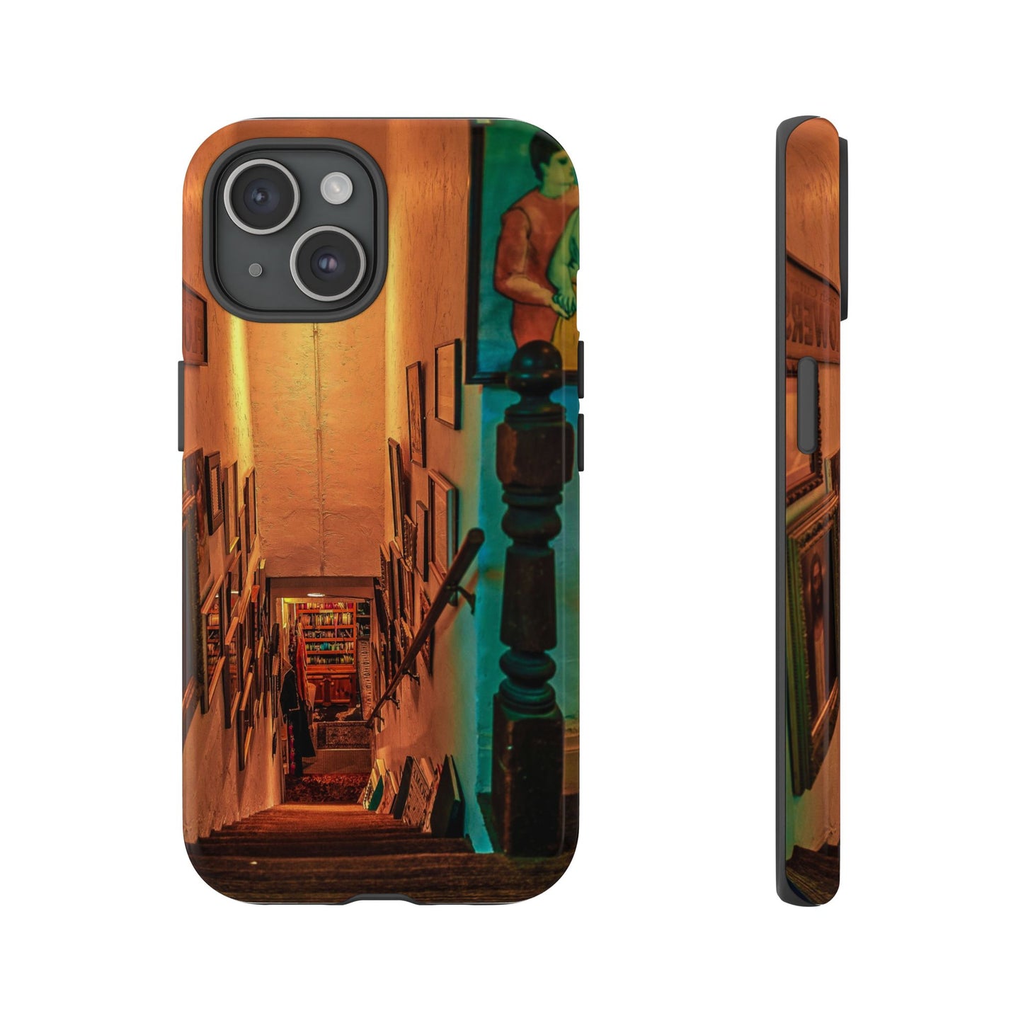 Vintage Gallery Staircase Tough Phone Case--Antique Store Art Phone Cover