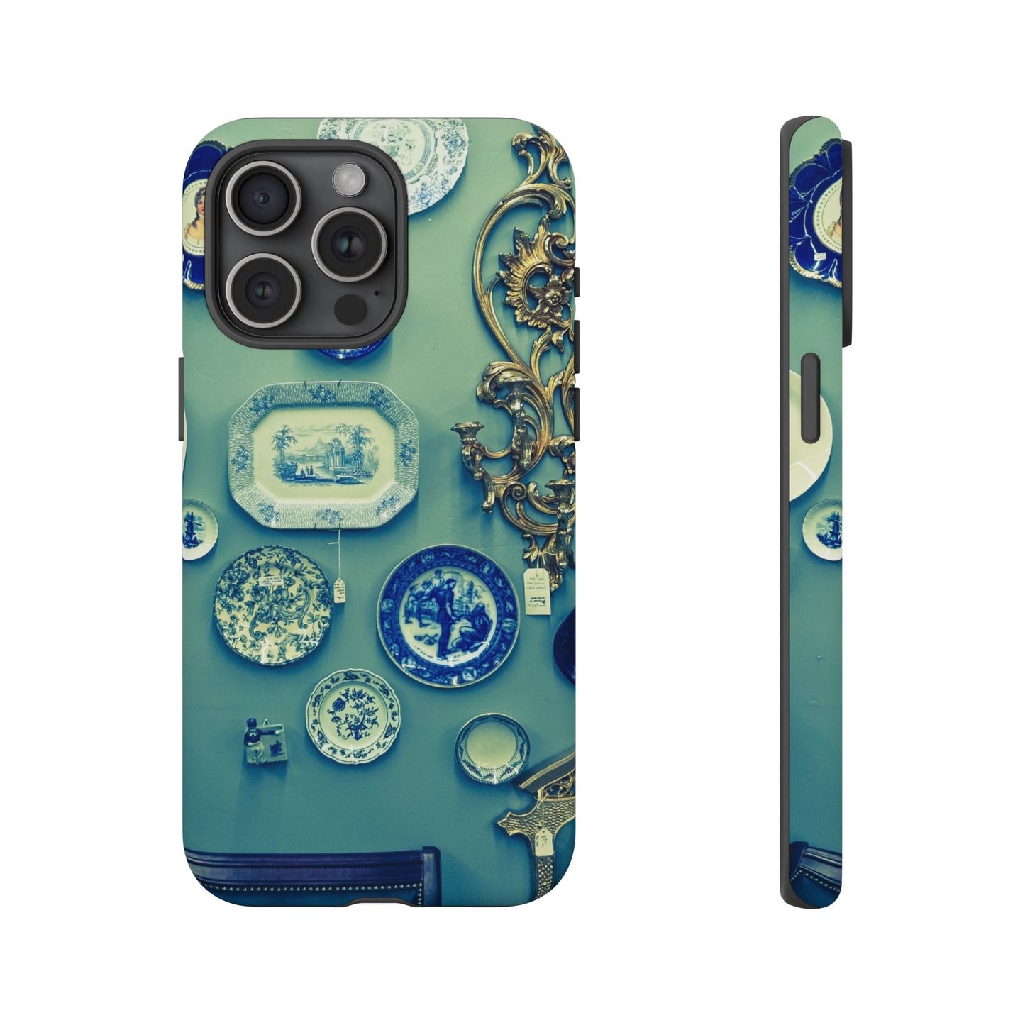Antique Store Stairwell Phone Case--Vintage Gallery Wall Tough Case