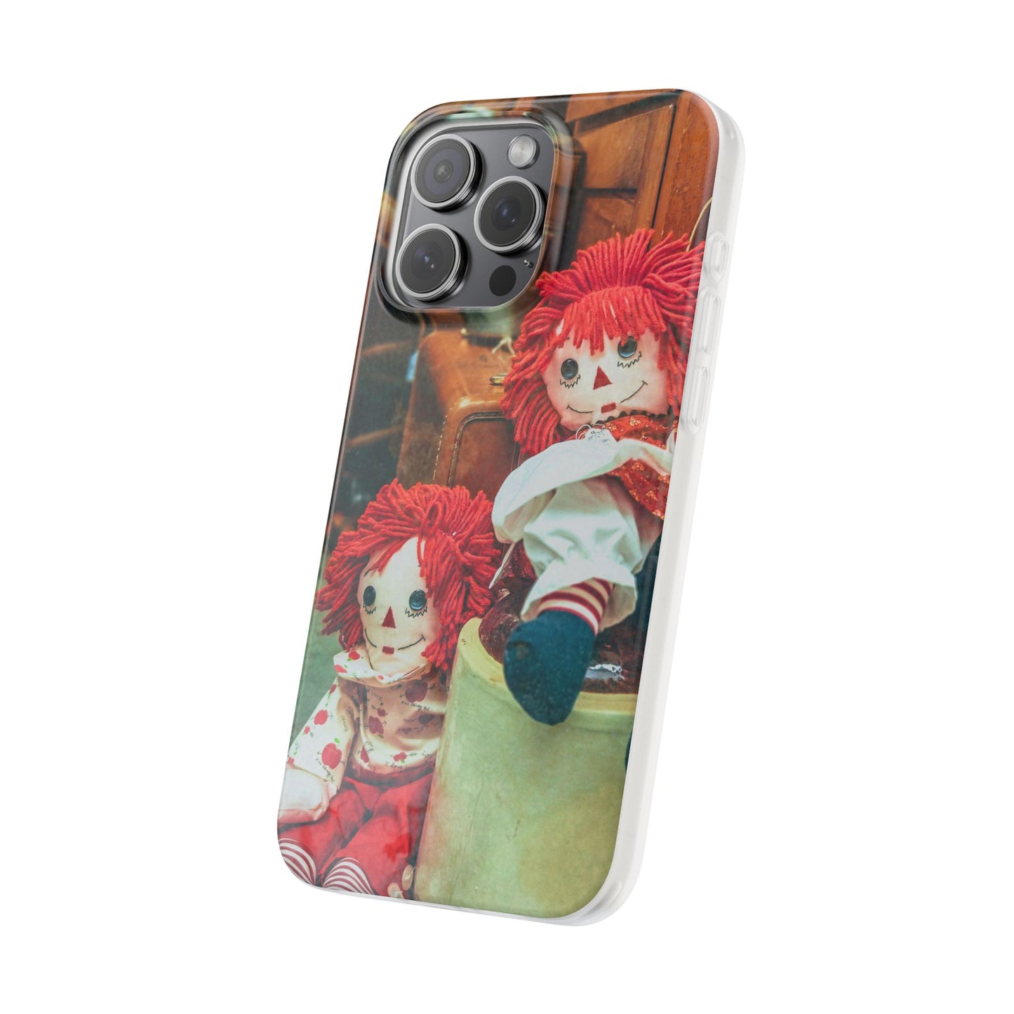 Vintage Doll Phone Cases, Cute Accessory, Gifts for Doll Lovers, Durable Flexi Covers, Fun Phone Protection