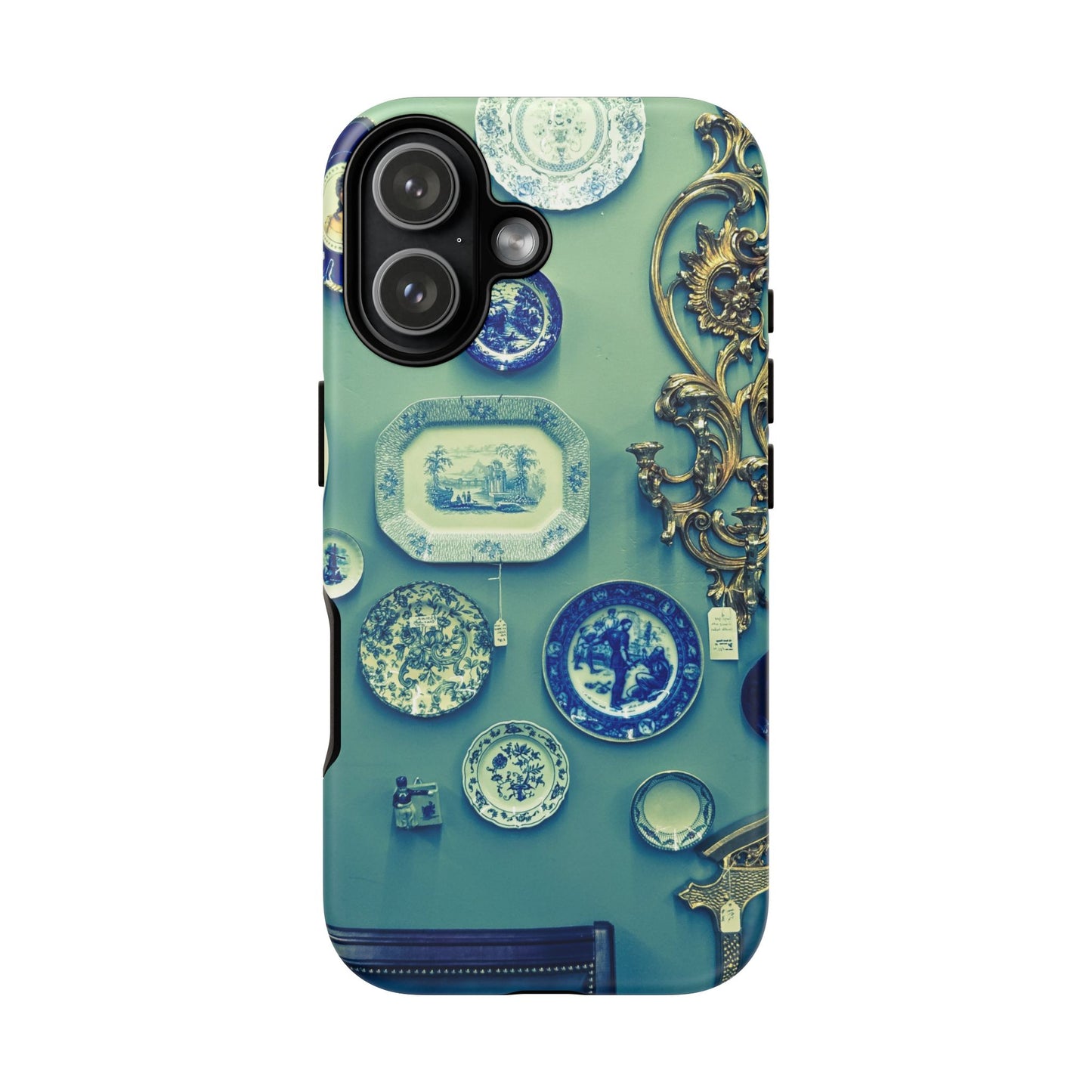 Antique Store Stairwell Phone Case--Vintage Gallery Wall Tough Case