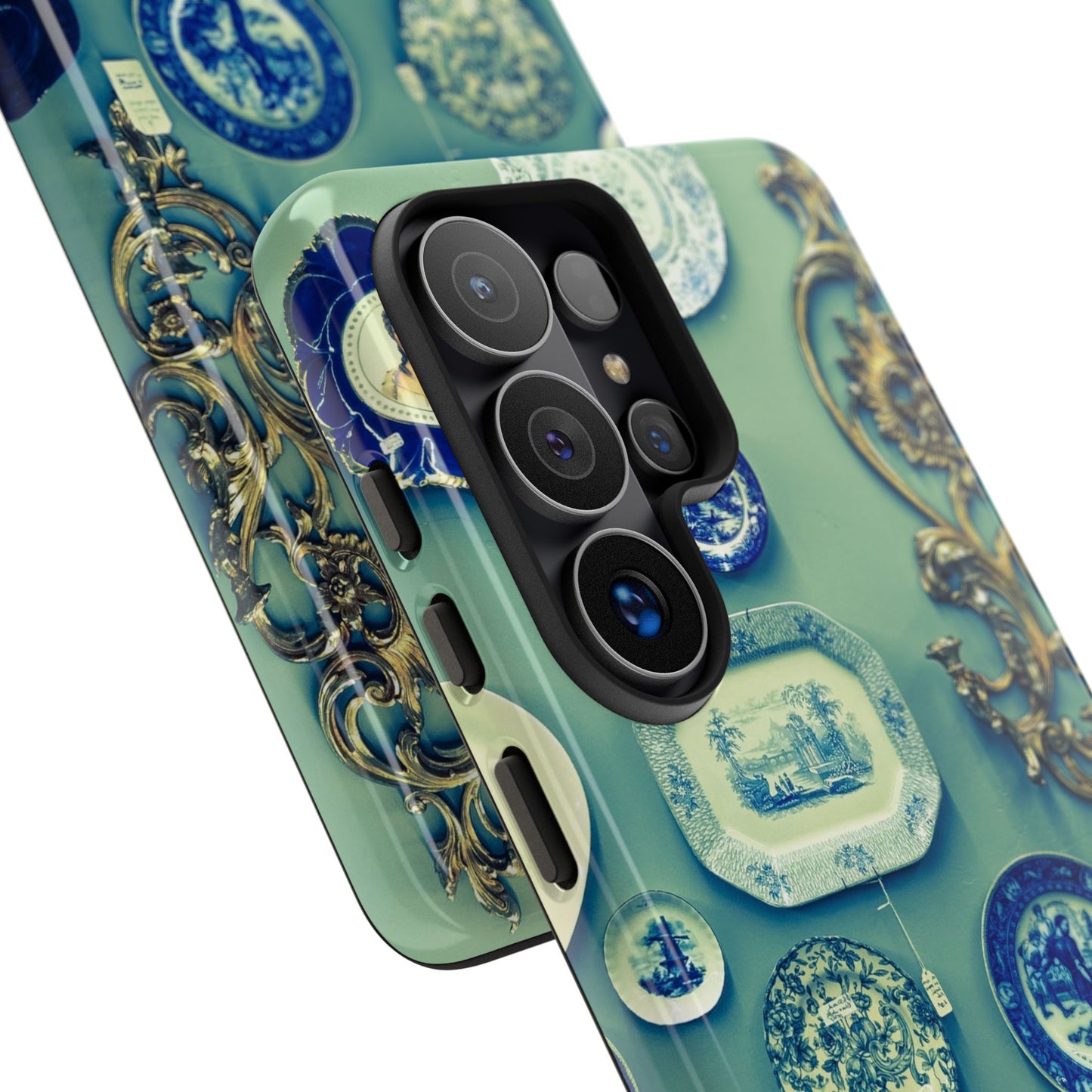 Antique Store Stairwell Phone Case--Vintage Gallery Wall Tough Case