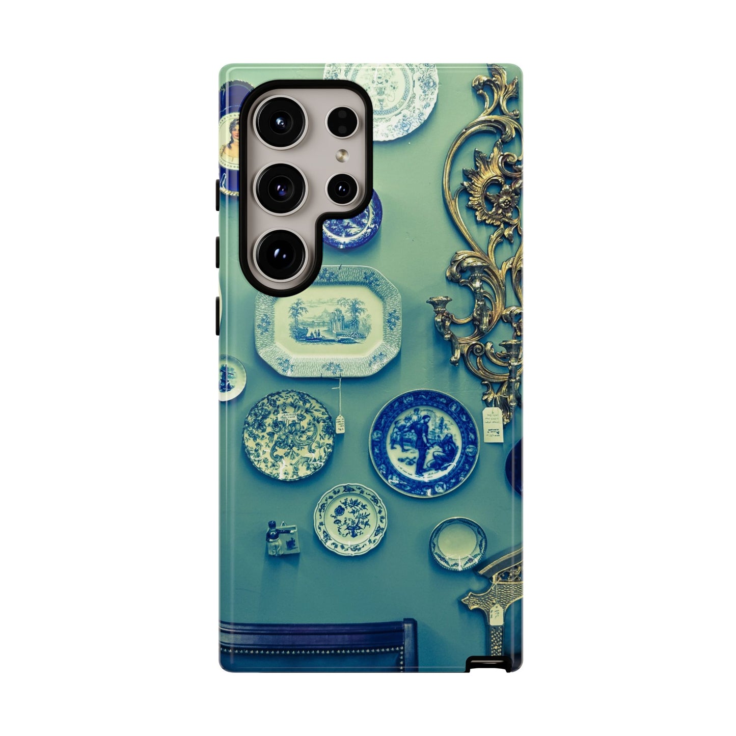 Antique Store Stairwell Phone Case--Vintage Gallery Wall Tough Case