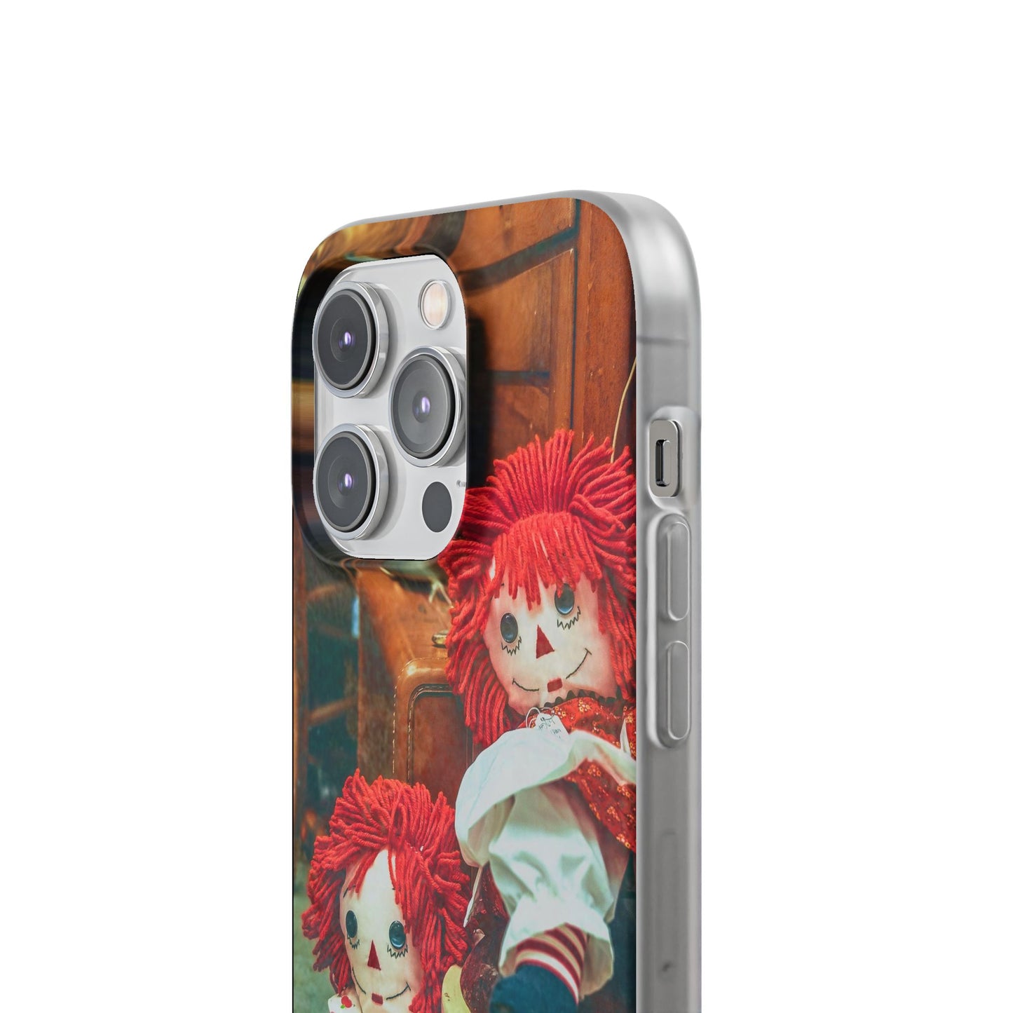 Vintage Doll Phone Cases, Cute Accessory, Gifts for Doll Lovers, Durable Flexi Covers, Fun Phone Protection