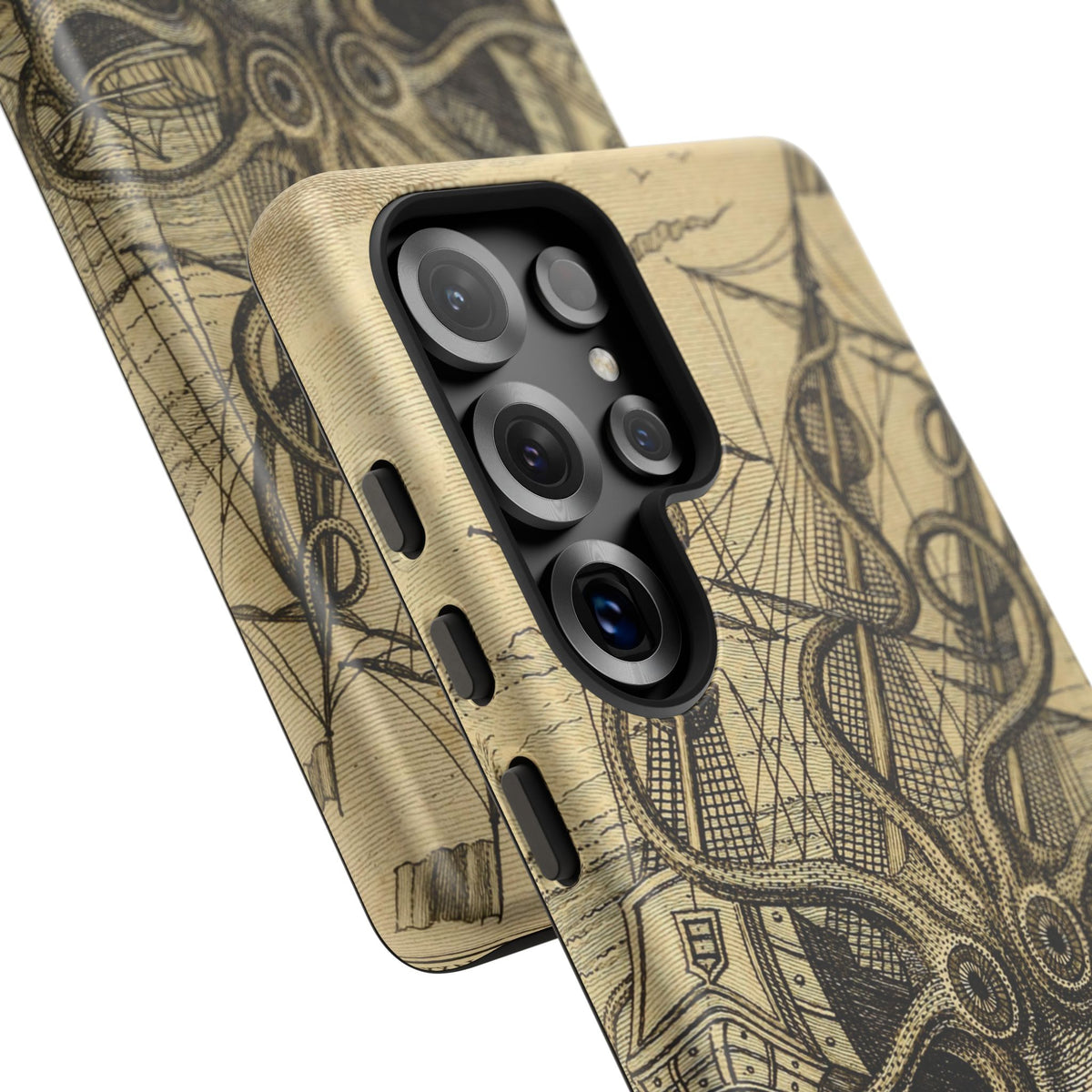 Vintage Kraken Tough Phone Case – Nautical Sea Monster Graphic