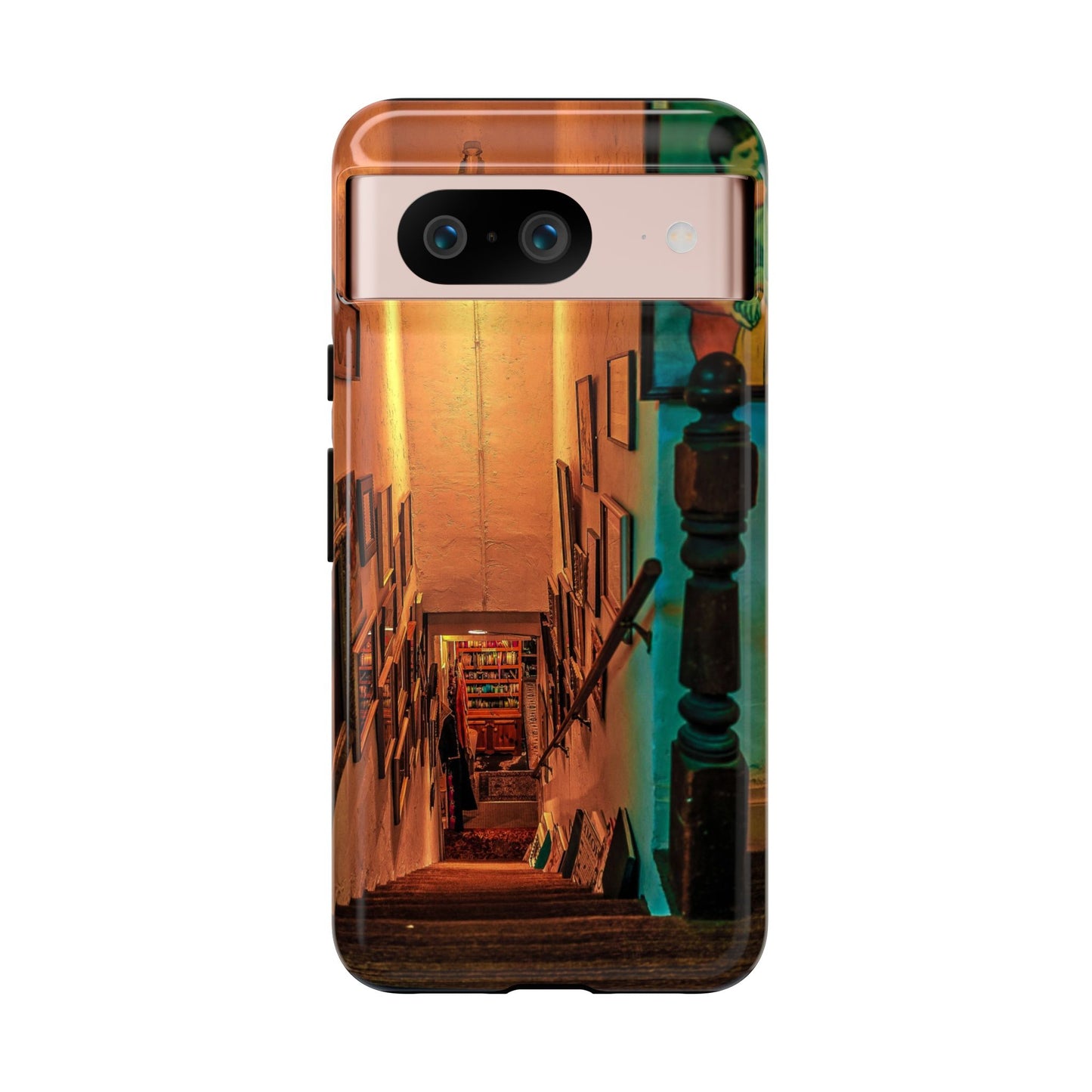 Vintage Gallery Staircase Tough Phone Case--Antique Store Art Phone Cover