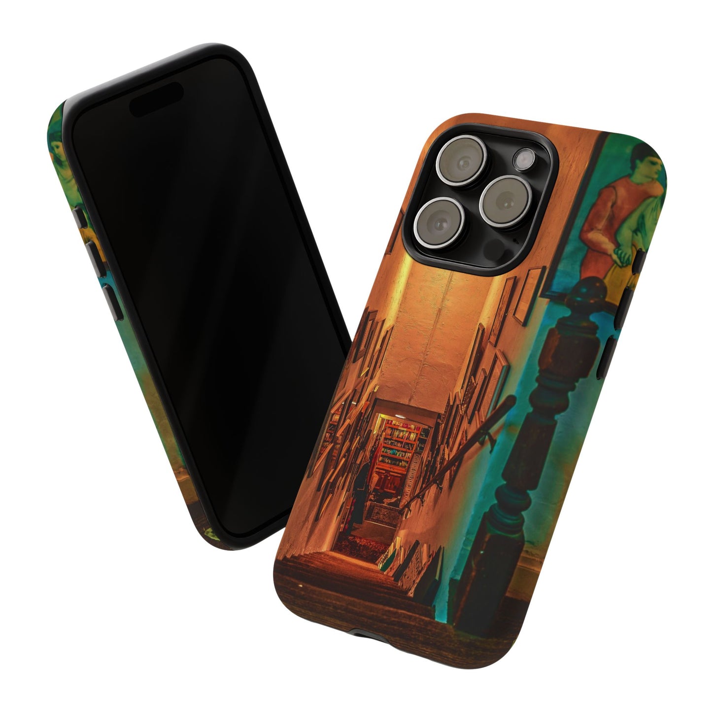 Vintage Gallery Staircase Tough Phone Case--Antique Store Art Phone Cover
