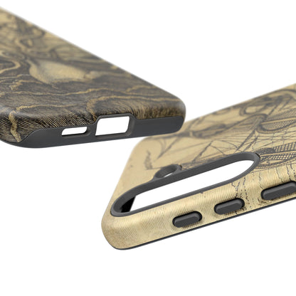 Vintage Kraken Tough Phone Case – Nautical Sea Monster Graphic