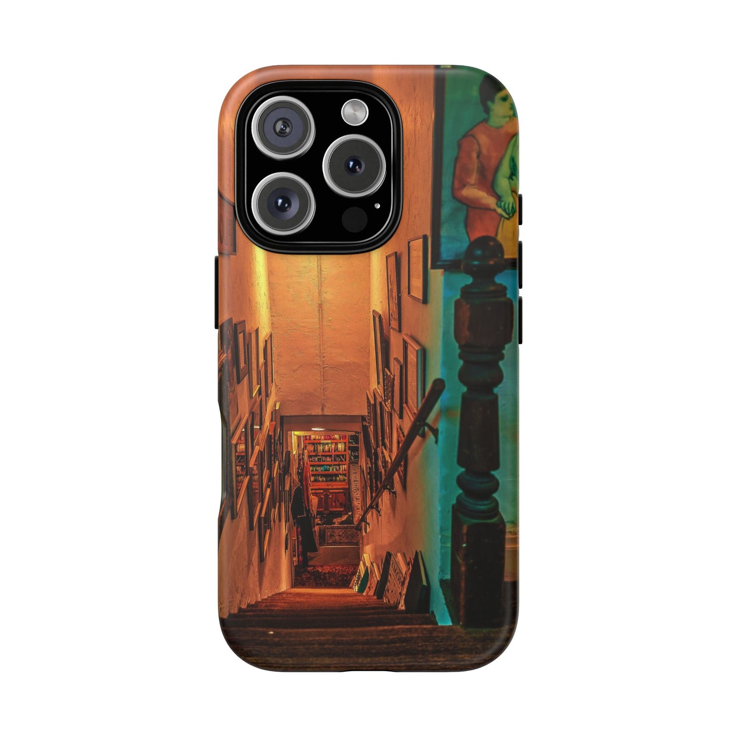 Vintage Gallery Staircase Tough Phone Case--Antique Store Art Phone Cover