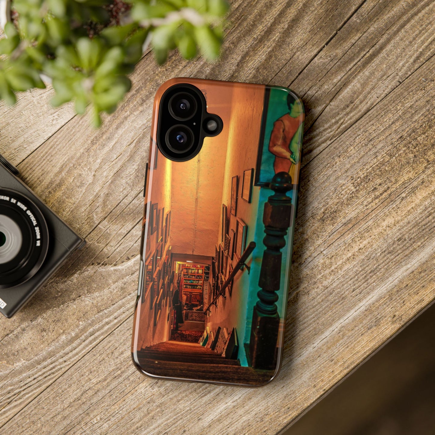 Vintage Gallery Staircase Tough Phone Case--Antique Store Art Phone Cover