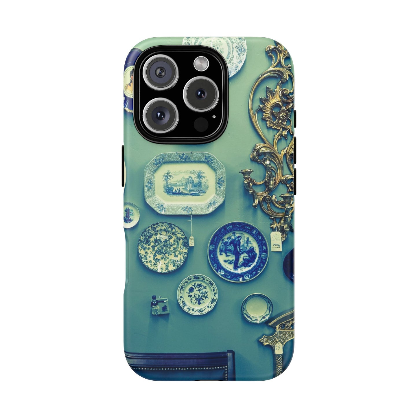 Antique Store Stairwell Phone Case--Vintage Gallery Wall Tough Case