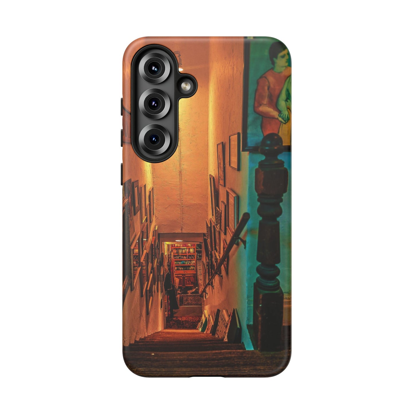 Vintage Gallery Staircase Tough Phone Case--Antique Store Art Phone Cover