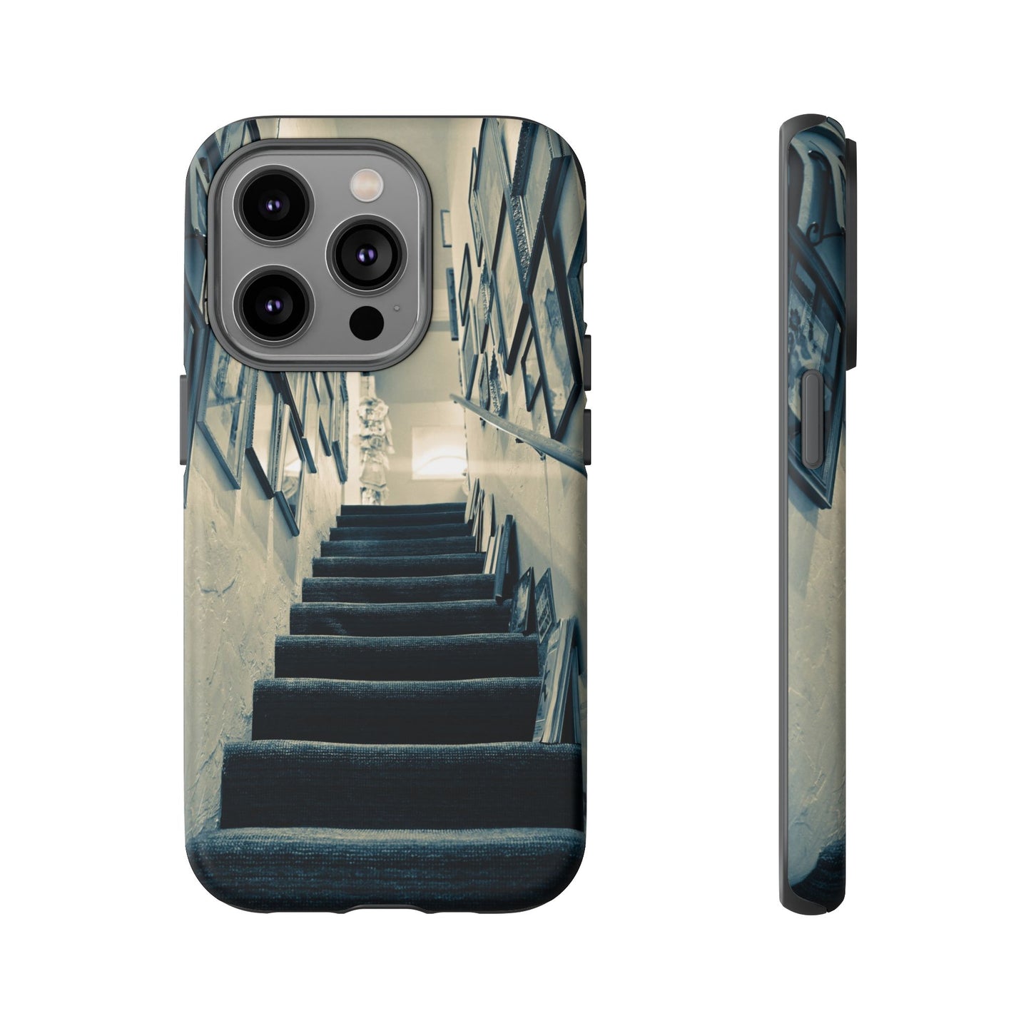 Vintage Boutique Stairway Tough Phone Case, Antique Shop Art Cover for iPhone, Samsung & Google Pixel
