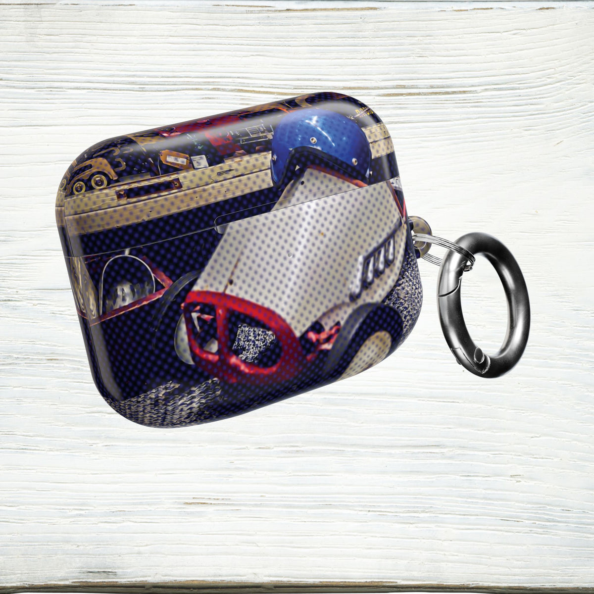Vintage Go-Kart Racing Airpods Cases – Retro Motorsport Protective Cover
