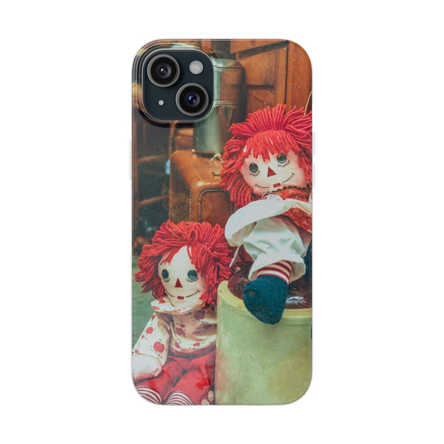 Vintage Doll Phone Cases, Cute Accessory, Gifts for Doll Lovers, Durable Flexi Covers, Fun Phone Protection