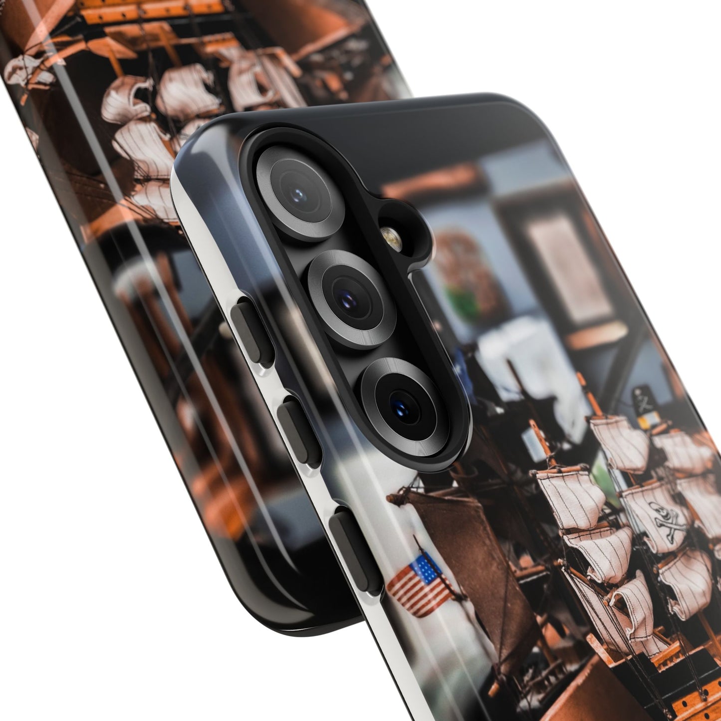 Vintage Ship-Inspired Phone Case, Nautical Design, Tough Phone Cover, Unique Gift for Sea Lovers, Perfect for Summer Adventures