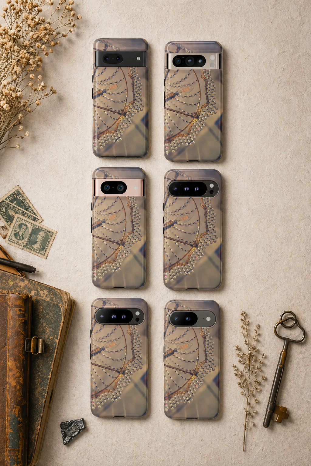 Vintage Chandelier Tough Phone Case--Crystal Lighting iPhone Cover